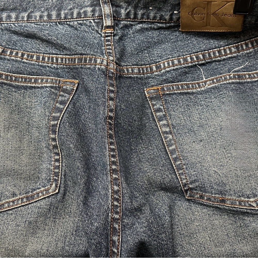 Calvin Klein Jeans Blue Denim Boot Cut  Size 10 - Picture 5 of 6